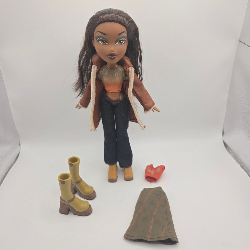 Vintage 2002 Bratz Xpress It Sasha Doll with Original Clothes + Boots